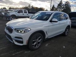 BMW x3 salvage cars for sale: 2021 BMW X3 XDRIVE30I