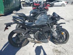 Kawasaki salvage cars for sale: 2024 Kawasaki EX650 P