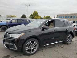 Acura mdx salvage cars for sale: 2017 Acura MDX Advance