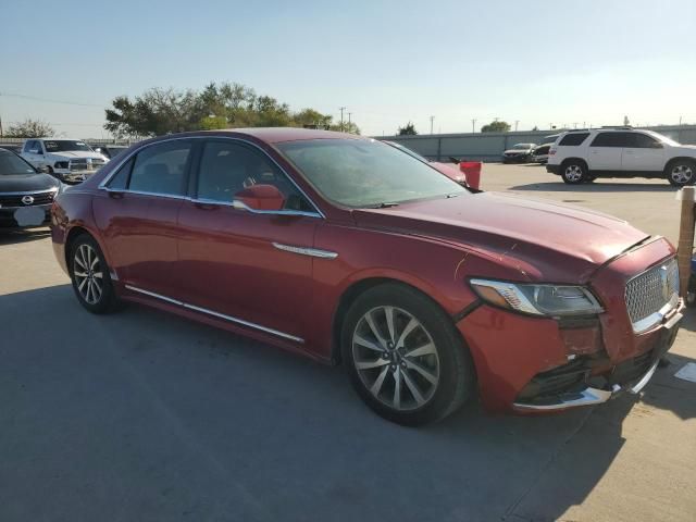 2017 Lincoln Continental Premiere