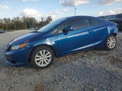 Honda Civic salvage cars for sale: 2012 Honda Civic EX