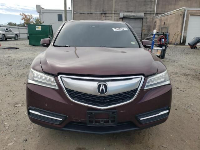 2016 Acura MDX Technology