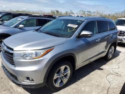 Toyota Vehiculos salvage en venta: 2015 Toyota Highlander Limited