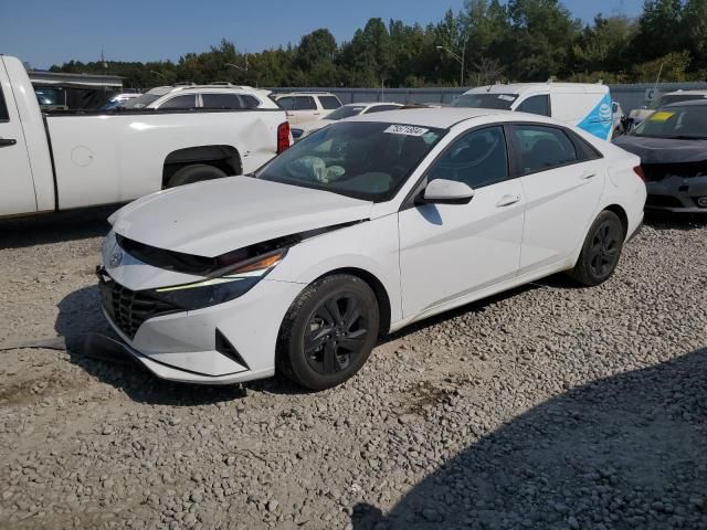 2021 Hyundai Elantra Blue