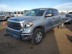 Toyota Tundra salvage cars for sale: 2019 Toyota Tundra Crewmax SR5