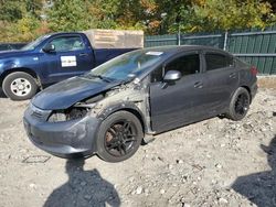 Honda Civic salvage cars for sale: 2012 Honda Civic LX