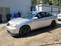 Salvage cars for sale from Copart Austell, GA: 2003 Honda Civic EX