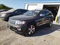 Jeep salvage cars for sale: 2011 Jeep Grand Cherokee Overland