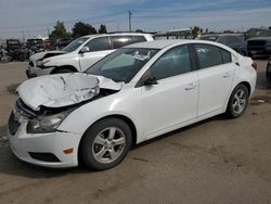 Chevrolet salvage cars for sale: 2014 Chevrolet Cruze LT