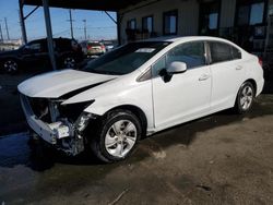 Honda salvage cars for sale: 2013 Honda Civic LX