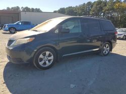 Salvage cars for sale from Copart Seaford, DE: 2012 Toyota Sienna LE