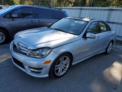 Mercedes-Benz c-Class salvage cars for sale: 2013 Mercedes-Benz C 250