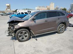 Toyota Highlander salvage cars for sale: 2019 Toyota Highlander Limited