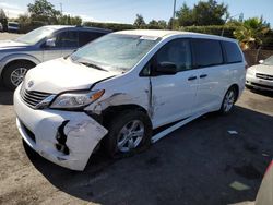 Toyota Sienna salvage cars for sale: 2013 Toyota Sienna