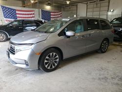 Salvage cars for sale from Copart Columbia, MO: 2021 Honda Odyssey EXL