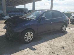 Hyundai Elantra salvage cars for sale: 2010 Hyundai Elantra Blue