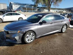 Honda Accord salvage cars for sale: 2020 Honda Accord LX