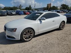 Audi salvage cars for sale: 2014 Audi A5 Premium Plus