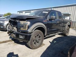 Ford salvage cars for sale: 2017 Ford F150 Super Cab