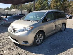 Toyota Sienna le salvage cars for sale: 2017 Toyota Sienna LE