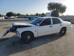 Ford Crown Victoria salvage cars for sale: 2011 Ford Crown Victoria Police Interceptor