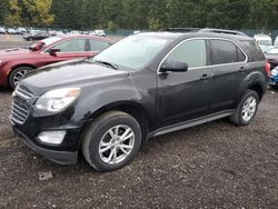 Salvage cars for sale from Copart Graham, WA: 2017 Chevrolet Equinox LT