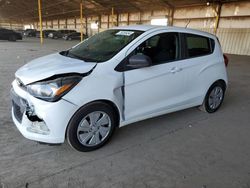 Chevrolet Spark salvage cars for sale: 2017 Chevrolet Spark LS