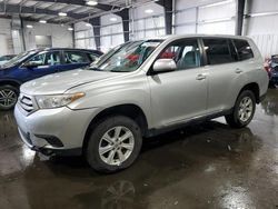 Toyota Highlander salvage cars for sale: 2013 Toyota Highlander Base