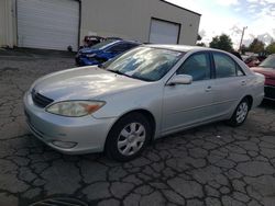 Toyota Camry salvage cars for sale: 2004 Toyota Camry LE