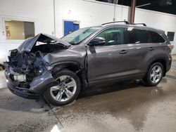 Toyota Highlander salvage cars for sale: 2016 Toyota Highlander Limited