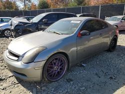 Infiniti g35 salvage cars for sale: 2007 Infiniti G35