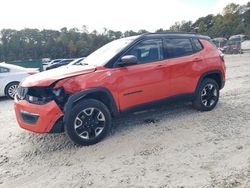 Jeep Compass salvage cars for sale: 2017 Jeep Compass Trailhawk