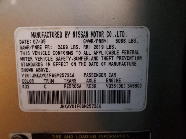 2006 Infiniti M35 Base