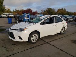 Toyota Vehiculos salvage en venta: 2016 Toyota Corolla L