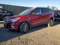 Ford Escape salvage cars for sale: 2017 Ford Escape Titanium