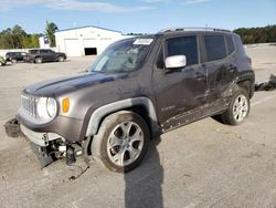 Jeep Renegade salvage cars for sale: 2018 Jeep Renegade Limited