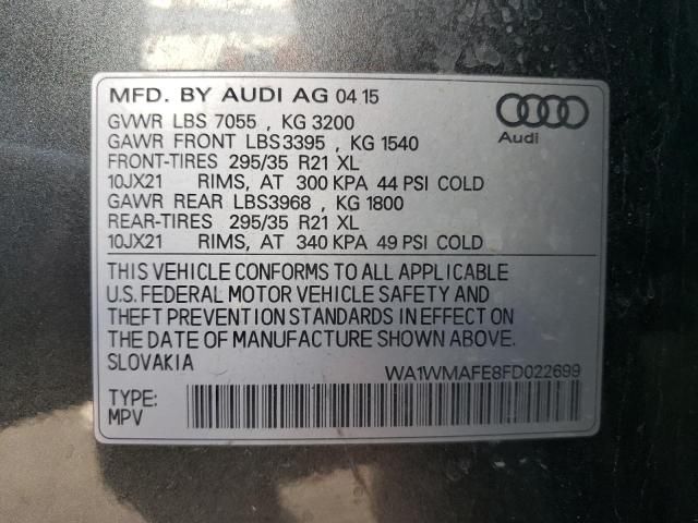 2015 Audi Q7 TDI Prestige