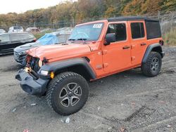 Jeep Wrangler salvage cars for sale: 2020 Jeep Wrangler Unlimited Sport