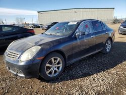 2006 Infiniti G35 en venta en Rocky View County, AB