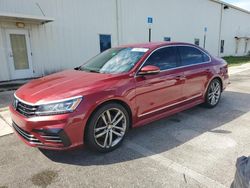 2016 Volkswagen Passat S en venta en Riverview, FL