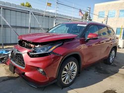 Toyota Highlander salvage cars for sale: 2023 Toyota Highlander L