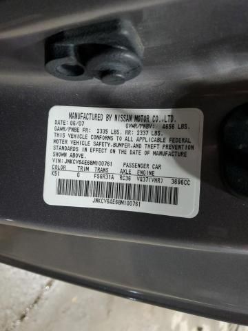 2008 Infiniti G37 Base