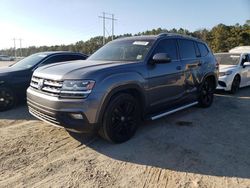 Volkswagen salvage cars for sale: 2018 Volkswagen Atlas SE