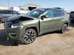 Jeep salvage cars for sale: 2021 Jeep Compass Limited