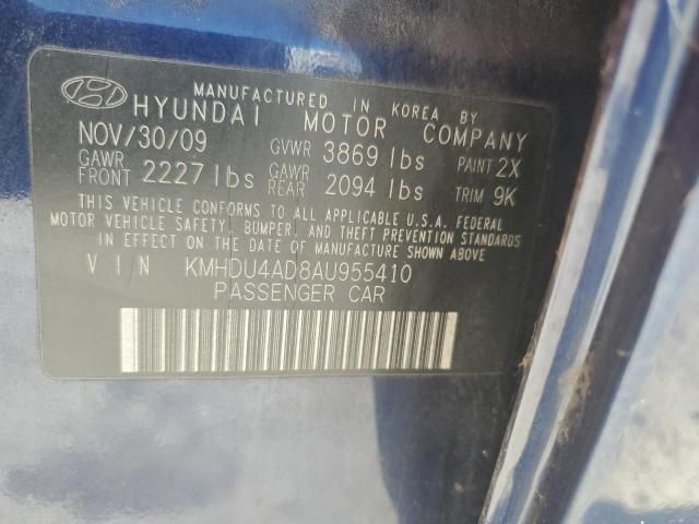 2010 Hyundai Elantra Blue