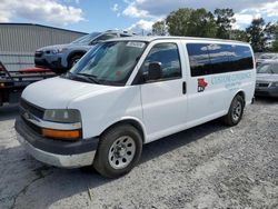 Chevrolet Express salvage cars for sale: 2010 Chevrolet Express G1500 LT