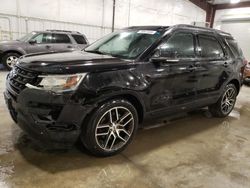 Ford Explorer salvage cars for sale: 2016 Ford Explorer Sport