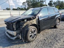 Toyota Highlander salvage cars for sale: 2021 Toyota Highlander XLE