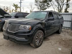 Lincoln Navigator salvage cars for sale: 2017 Lincoln Navigator L Select