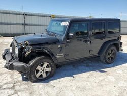 Jeep Wrangler salvage cars for sale: 2017 Jeep Wrangler Unlimited Sport